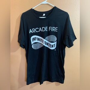 Arcade Fire Infinite Concert Black T-Shirt With Zombies Greek Theatre 2018